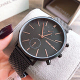 Michael Kors Jaryn Black Dial Black Stainless Steel Strap Watch for Men - MK8504 Authentic Buy Shop Now