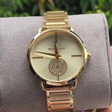 Michael Kors Portia Gold Dial Gold Steel Strap Watch for Women - MK3639 Authentic Buy Shop Now
