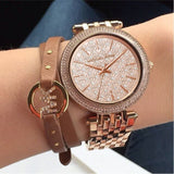 Michael Kors Darci Rose Gold Dial Steel Strap Watch for Women - MK3399 Authentic Buy Shop Now