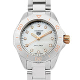 Tag Heuer Aquaracer Professional 200 Quartz Diamonds White Dial Silver Steel Strap Watch for Women - WBP1450.BA0622 Authentic Buy Shop Now