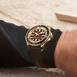 Breitling Superocean Automatic 44 Brown Dial Brown Rubber Strap Watch for Men - N17376201Q1S1 Authentic Buy Shop Now