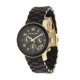 Michael Kors Runway Black Dial Black Silicone Strap Watch for Women - MK5191 Authentic Buy Shop Now