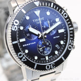 Tissot Seastar 1000 Chronograph Driver Blue Dial Silver Steel Strap Watch For Men - T120.417.11.041.01 Authentic Buy Shop Now