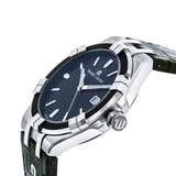 Maurice Lacroix Aikon Quartz Black Dial Green Crocodile Leather Strap Watch for Men - AI1008-PVB21-330-1 Authentic Buy Shop Now