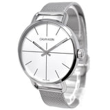 Calvin Klein Even White Dial Silver Mesh Bracelet Watch for Women - K7B23126 Authentic Buy Shop Now