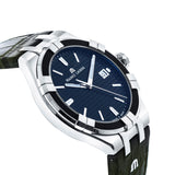 Maurice Lacroix Aikon Quartz Black Dial Green Crocodile Leather Strap Watch for Men - AI1008-PVB21-330-1 Authentic Buy Shop Now