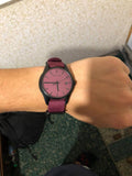 Calvin Klein Tone Maroon Dial Maroon NATO Strap Watch for Men - K7K514UP Authentic Buy Shop Now