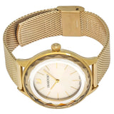 Swarovski Octea Nova Silver Dial Gold Mesh Bracelet Watch for Women - 5430417 Authentic Buy Shop Now