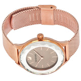 Swarovski Octea Nova Grey Dial Gold Mesh Bracelet Watch for Women - 5451634 Authentic Buy Shop Now