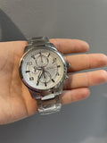 Guess Exec Quartz Silver Dial Silver Steel Strap Watch for Men - W0075G3 Authentic Buy Shop Now