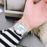 Guess G-Twist Silver Dial Silver Steel Strap Watch for Women - W1082L1 Authentic Buy Shop Now