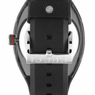 Gucci Sync XXL Quartz Black Dial Black Rubber Strap Watch For Men - YA137101 Authentic Buy Shop Now