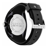 Gucci Sync XXL Quartz Black Dial Black Rubber Strap Watch For Men - YA137101 Authentic Buy Shop Now