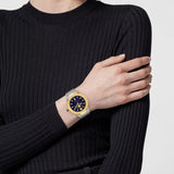 Versace Greca Logo Moonphase Black Dial Two Tone Steel Strap Watch for Men - VE7G00223 Authentic Buy Shop Now