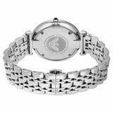 Emporio Armani Retro Black Dial Silver Steel Strap Watch For Men - AR1676 Authentic Buy Shop Now