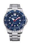 Citizen Promaster Mechanical Blue Dial Silver Steel Strap Watch For Men - NJ0121-89L Authentic Buy Shop Now