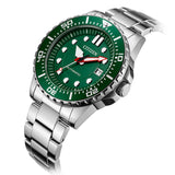 Citizen Promaster Mechanical Green Dial Silver Steel Strap Watch For Men - NJ0129-87X Authentic Buy Shop Now