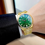 Citizen Tsuyosa Automatic Green Dial Gold Steel Strap Watch For Men - NJ0152-51X Authentic Buy Shop Now