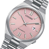 Citizen x Pantone Automatic Dreamy Pink Dial Silver Steel Strap Watch For Men - NJ0158-89X Authentic Buy Shop Now