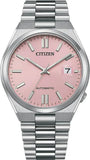 Citizen x Pantone Automatic Dreamy Pink Dial Silver Steel Strap Watch For Men - NJ0158-89X Authentic Buy Shop Now