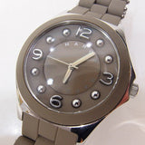 Marc Jacobs Pelly Grey Dial Grey Silicone Strap Watch for Women - MBM2539 Authentic Buy Shop Now
