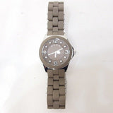Marc Jacobs Pelly Grey Dial Grey Silicone Strap Watch for Women - MBM2539 Authentic Buy Shop Now