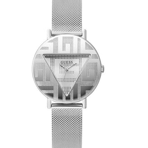 Guess Iconic Quartz Silver Dial Silver Mesh Bracelet Watch For Women - GW0527L1 Authentic Buy Shop Now