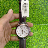 Fossil Grant Chronograph White Dial Brown Leather Strap Watch for Men - FS5344 Authentic Buy Shop Now
