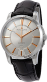 Maurice Lacroix Pontos Silver Dial Black Leather Strap Watch For Men - PT6148-SS001-131 Authentic Buy Shop Now