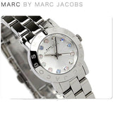 Marc Jacobs Amy White Dial Silver Steel Strap Watch for Women - MBM3217 Authentic Buy Shop Now