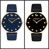 Coach Perry Navy Blue Dial Blue Leather Strap Watch for Women - 14503043 Authentic Buy Shop Now