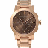 Burberry The City Grey Dial Rose Gold Steel Strap Watch for Men - BU9353 Authentic Buy Shop Now