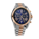 Michael Kors Bradshaw Blue Dial Two Tone Steel Strap Watch for Women - MK5606 Authentic Buy Shop Now