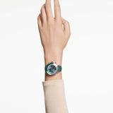 Swarovski Octea Chrono Green Dial Green Leather Strap Watch for Women - 5672931 Authentic Buy Shop Now