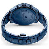 Swarovski Octea Lux Sport Chronograph Blue Dial Blue Steel Strap Watch for Women - 5610475 Authentic Buy Shop Now
