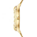 Swarovski Octea Nova Silver Dial Gold Mesh Bracelet Watch for Women - 5430417 Authentic Buy Shop Now