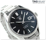 Tag Heuer Carrera Automatic Black Dial Silver Steel Strap Watch for Men - WAR211A.BA0782 Authentic Buy Shop Now