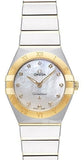 Omega Constellation Manhattan Mother of Pearl Dial Two Tone Steel Strap Watch for Women - 131.20.28.60.55.002 Authentic Buy Shop Now