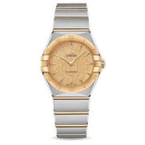 Omega Constellation Manhattan Yellow Dial Two Tone Steel Strap Watch for Women - 131.20.28.60.08.001 Authentic Buy Shop Now