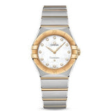 Omega Constellation Manhattan Mother of Pearl Dial Two Tone Steel Strap Watch for Women - 131.20.28.60.55.002 Authentic Buy Shop Now