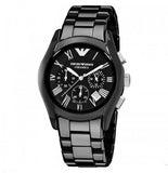 Emporio Armani Black Ceramic Dial Ceramic Strap Watch For Women - AR1401 Authentic Buy Shop Now