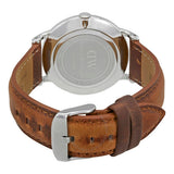 Daniel Wellington Dapper Durham White Dial Brown Leather Strap Watch For Men - DW00100116 Authentic Buy Shop Now
