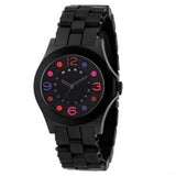 Marc Jacobs Pelly Black Dial Black Silicone Strap Watch for Women - MBM2543 Authentic Buy Shop Now