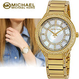 Michael Kors Kerry Mother of Pearl Dial Gold Steel Strap Watch for Women - MK3312 Authentic Buy Shop Now