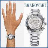 Swarovski Dextera Chronograph Silver Dial Silver Steel Strap Watch for Women - 5641297 Authentic Buy Shop Now