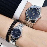 Gucci G Timeless Black Dial Silver Steel Strap Watch For Women - YA126573A Authentic Buy Shop Now