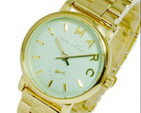 Marc Jacobs Baker Mint Green Dial Gold Steel Strap Watch for Women - MBM3284 Authentic Buy Shop Now