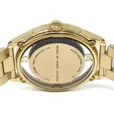 Marc Jacobs Marc Tether Transparent Gold Dial Gold Steel Strap Watch for Women - MBM3413 Authentic Buy Shop Now