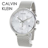 Calvin Klein High Noon Silver Dial Silver Mesh Bracelet Watch for Men - K8M27126 Authentic Buy Shop Now