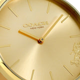 Coach Perry Analog Gold Dial Brown Leather Strap Watch for Women - 14503331-C Authentic Buy Shop Now